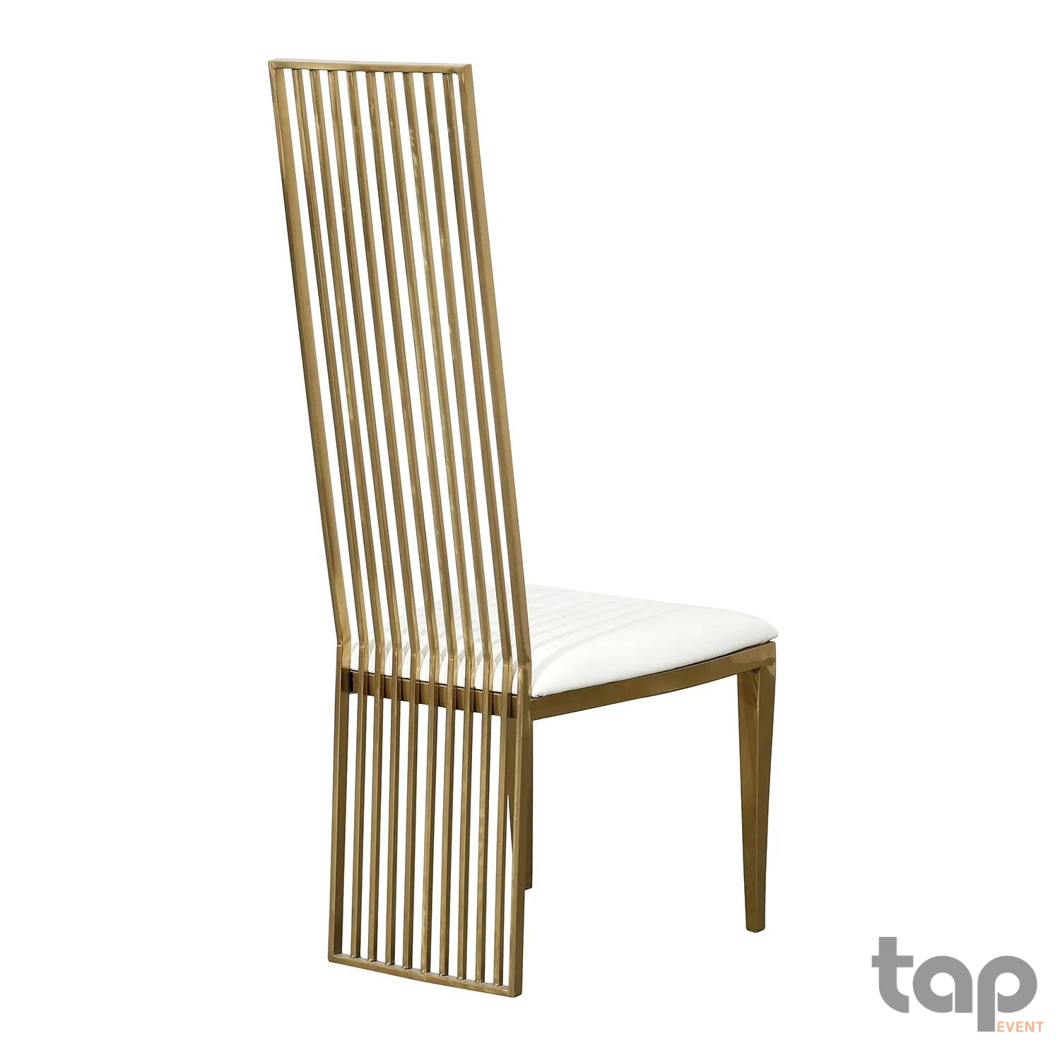 Visoka stolica zlatna 120cm stainless steel - Slika 3