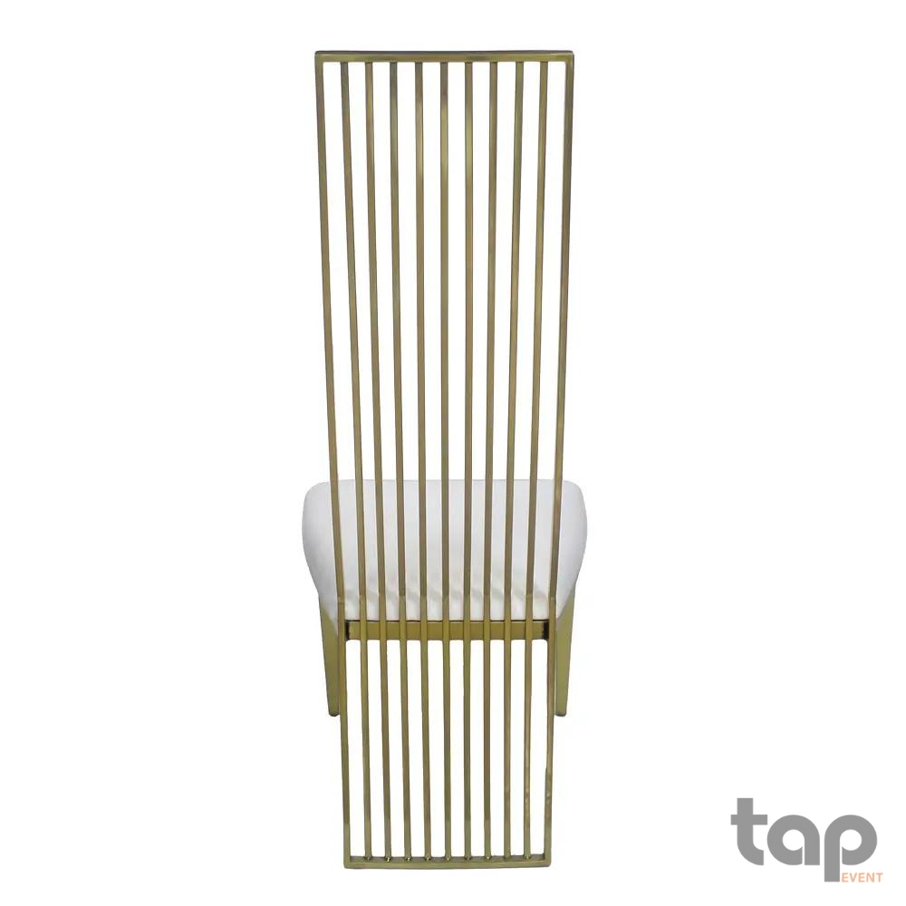 Visoka stolica zlatna 120cm stainless steel - Slika 2